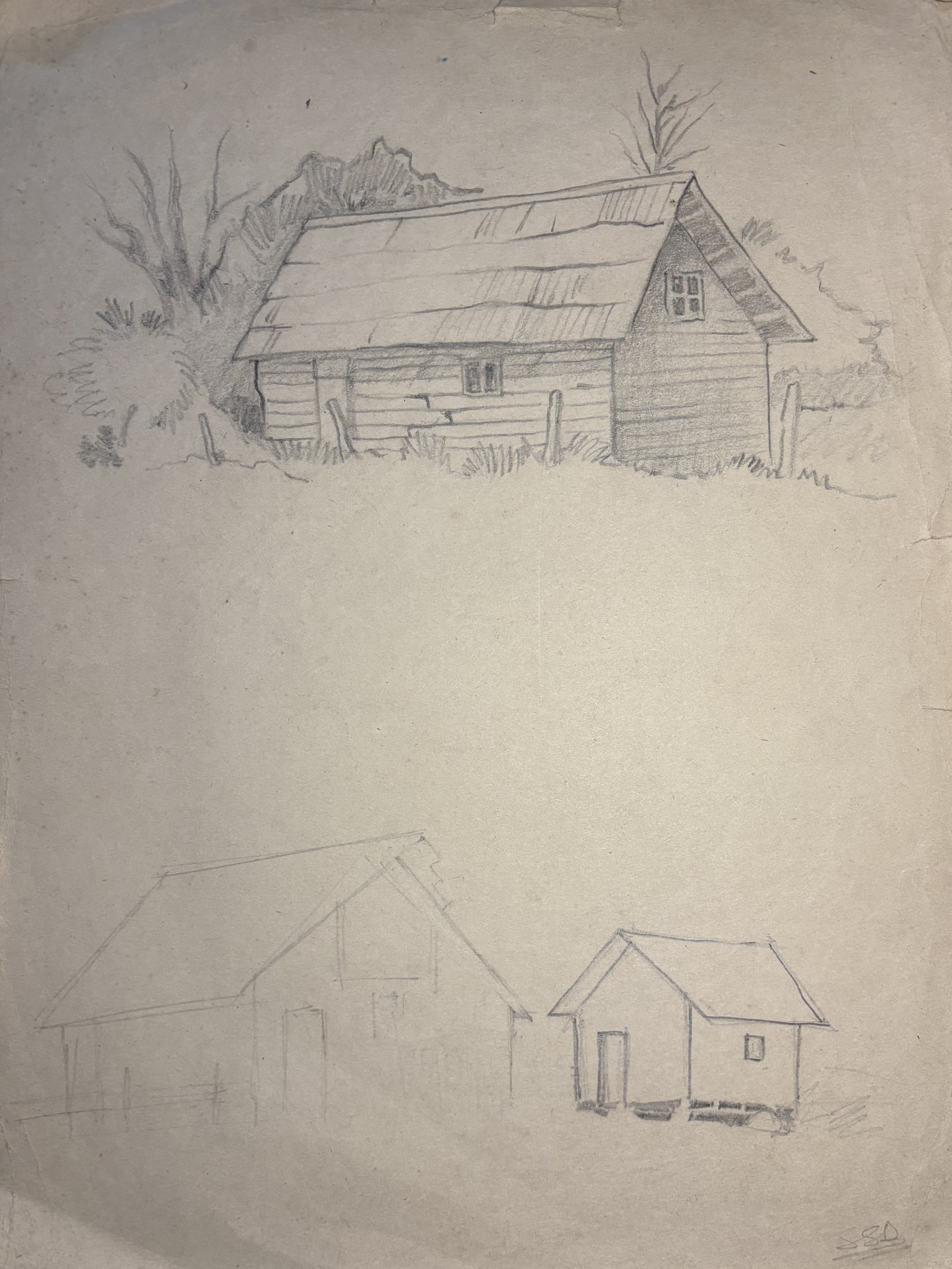 Pencil landscape II, 1998
